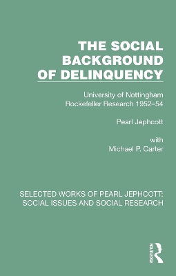 Social Background of Delinquency