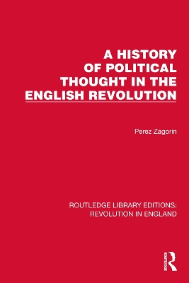 History of Political Thought in the English Revolution