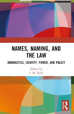 Names, Naming, and the Law