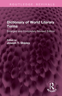 Dictionary of World Literary Terms