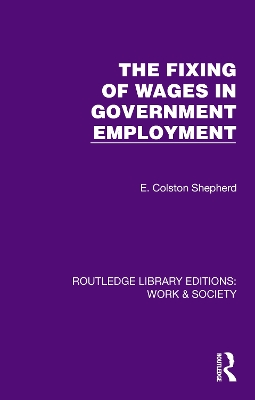 Fixing of Wages in Government Employment