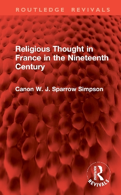 Religious Thought in France in the Nineteenth Century