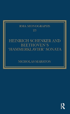 Heinrich Schenker and Beethoven's 'Hammerklavier' Sonata