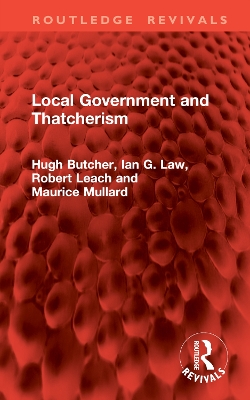 Local Government and Thatcherism