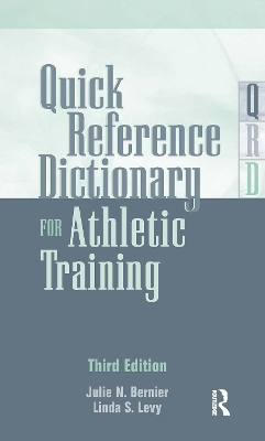 Quick Reference Dictionary for Athletic Training