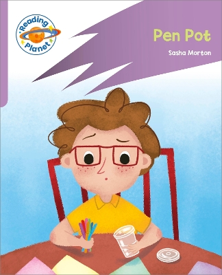 Reading Planet: Rocket Phonics - First Steps - Pen Pot (Lilac Plus)
