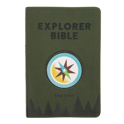 CSB Explorer Bible for Kids, Olive Compass, Indexed