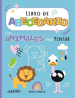 Libro de Abecedario con Animales para Pintar