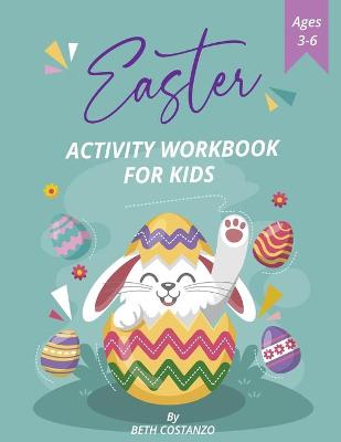 Pre-K, Kindergarten Easter Activity Workbook for Kids! Ages 3-6