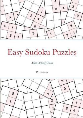 Easy Sudoku Puzzles, Adult Activity Book