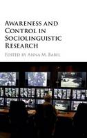 Awareness and Control in Sociolinguistic Research