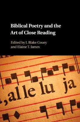Biblical Poetry and the Art of Close Reading