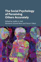 Social Psychology of Perceiving Others Accurately