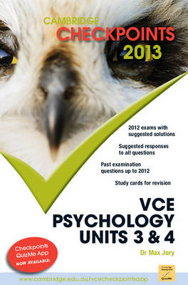Cambridge Checkpoints VCE Psychology Units 3 and 4 2013