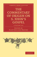 Commentary of Origen on S. John's Gospel 2 Volume Set