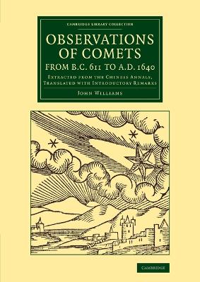 Observations of Comets from BC 611 to AD 1640