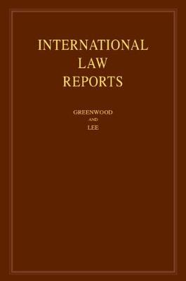 International Law Reports: Volume 186