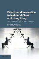 Patents and Innovation in Mainland China and Hong Kong