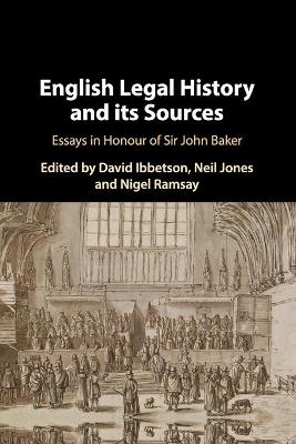 English Legal History and its Sources