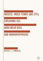 Indices, Index Funds And ETFs