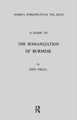 Guide to the Romanization of Burmese