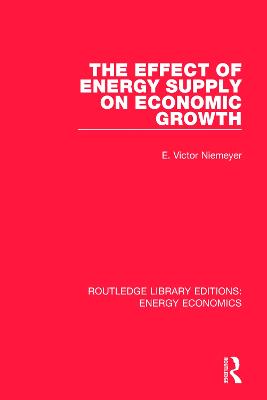 Effect of Energy Supply on Economic Growth