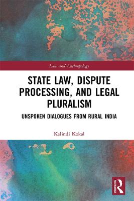 State Law, Dispute Processing And Legal Pluralism
