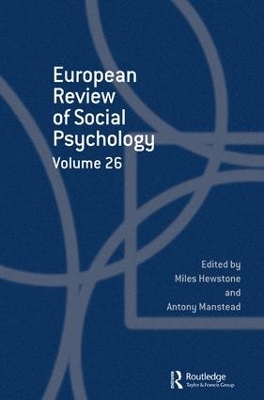 European Review of Social Psychology: Volume 26