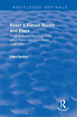 Enser's Filmed Books and Plays