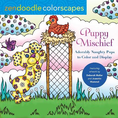 Zendoodle Colorscapes: Puppy Mischief