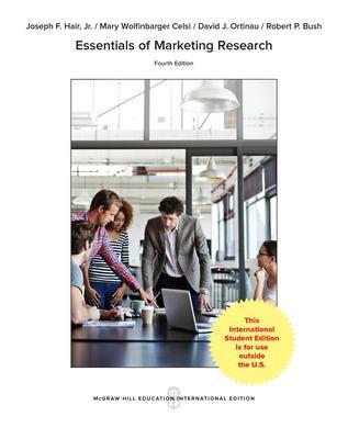 ISE ESSENTIALS OF MARKETING RESEARCH
