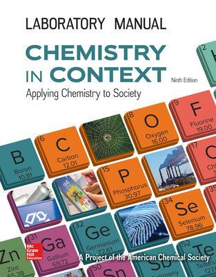 LABORATORY MANUAL FOR CHEMISTRY IN CONTEXT