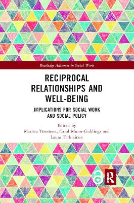 Imagem de capa do ebook Reciprocal Relationships and Well-Being — Implications for Social Work and Social Policy