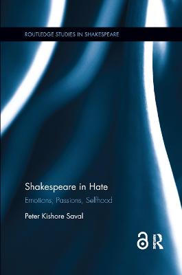 Imagem de capa do ebook Shakespeare in Hate — Emotions, Passions, Selfhood