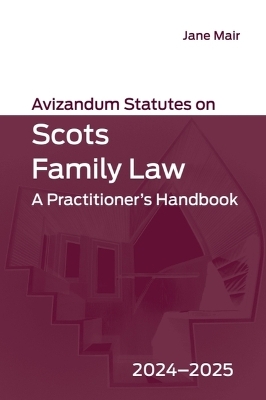 Avizandum Statutes on Scots Family Law