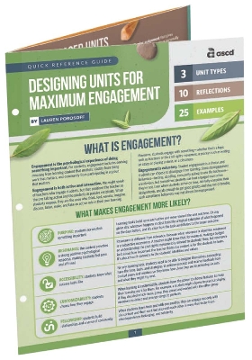 Designing Units for Maximum Engagement (Quick Reference Guide)