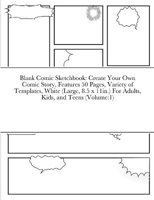 Blank Comic Sketchbook