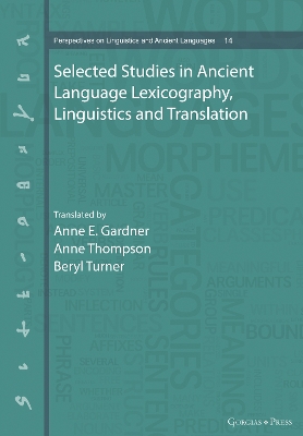 Lexicography, Translation, and Text-Critical Matters in Hebrew, Greek, and Syriac