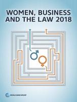 Women, Business and the Law 2018