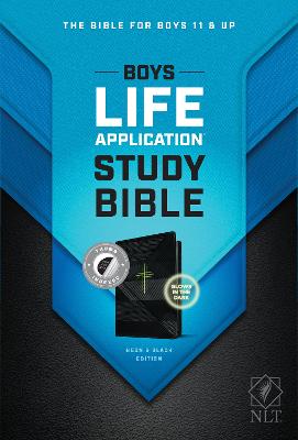NLT Boys Life Application Study Bible, Neon/Black, Indexed