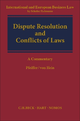 Dispute Resolution and Conflict of Laws