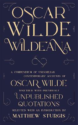 Wildeana (riverrun editions)