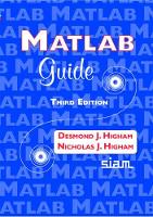 MATLAB Guide, 3rd Revised edition