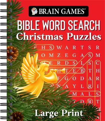 Brain Games - Bible Word Search: Christmas Puzzles - Large Print