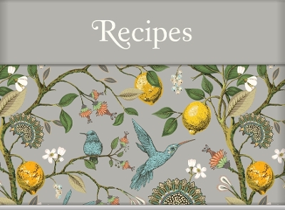 Recipes - Recipe Card Collection Tin (Floral Birds & Lemons)
