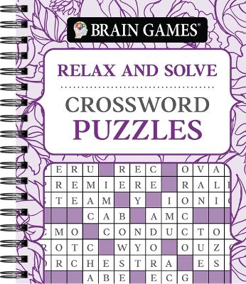 Brain Games - Relax and Solve: Crossword Puzzles (Pattern Cover)