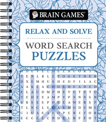 Brain Games - Relax and Solve: Word Search Puzzles (Pattern Cover)