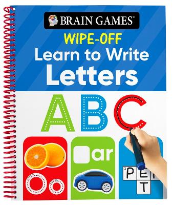Brain Games Wipe-Off - Learn to Write: Letters (Kids Ages 3 to 6)