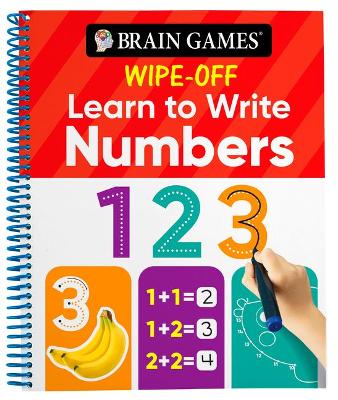 Brain Games Wipe-Off - Learn to Write: Numbers (Kids Ages 3 to 6)
