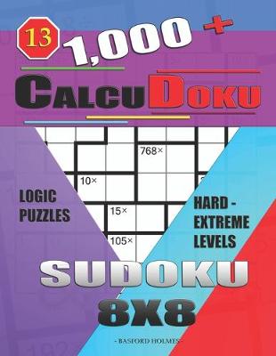 1,000 + Calcudoku sudoku 8x8